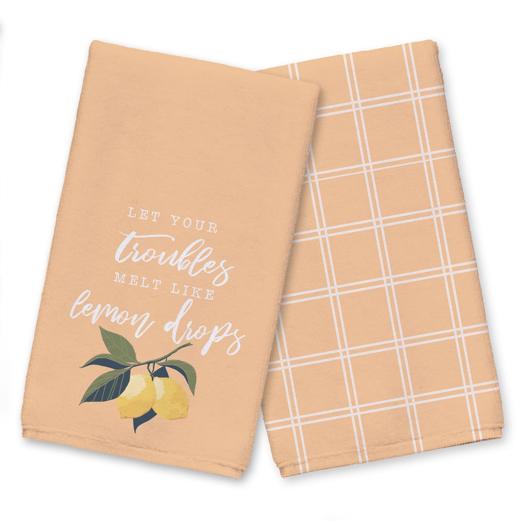 Lemon Drops Hand Towel Set